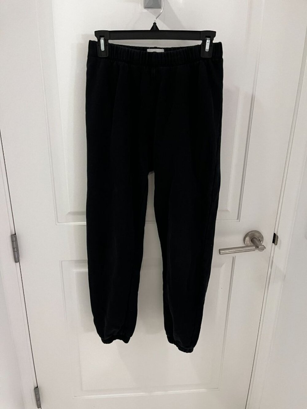 MATE the Label Black Jogger Sweatpants Organic Cotton Blend Size Small